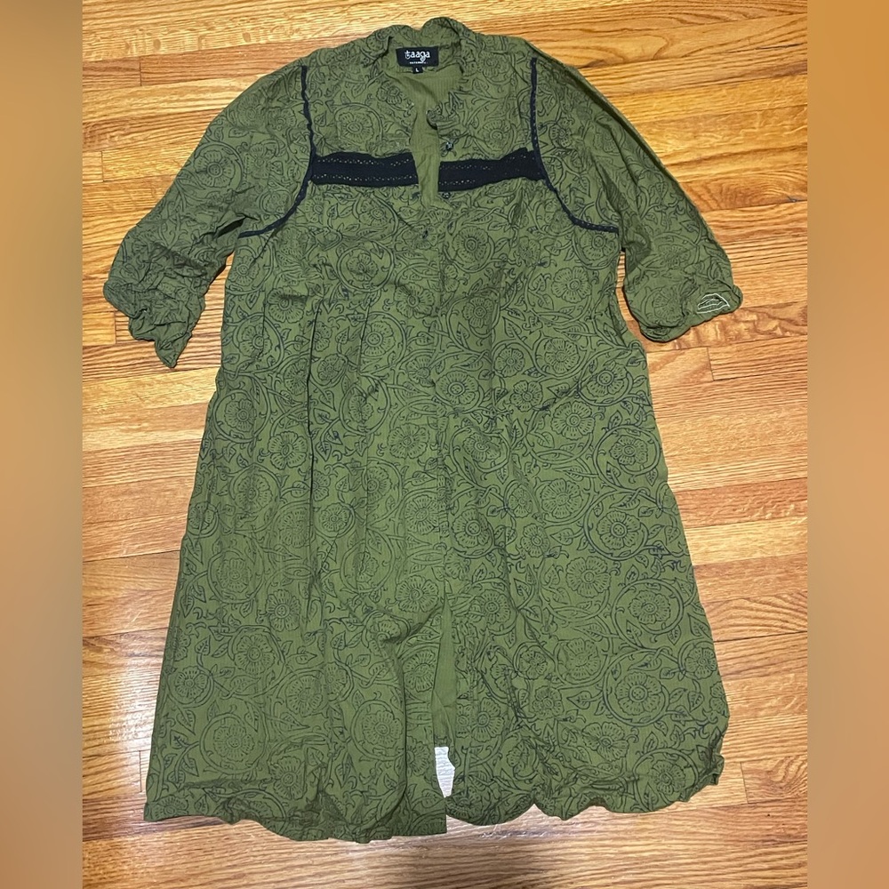 Taaga Women’s Long Sleeve Dress Loose Floral